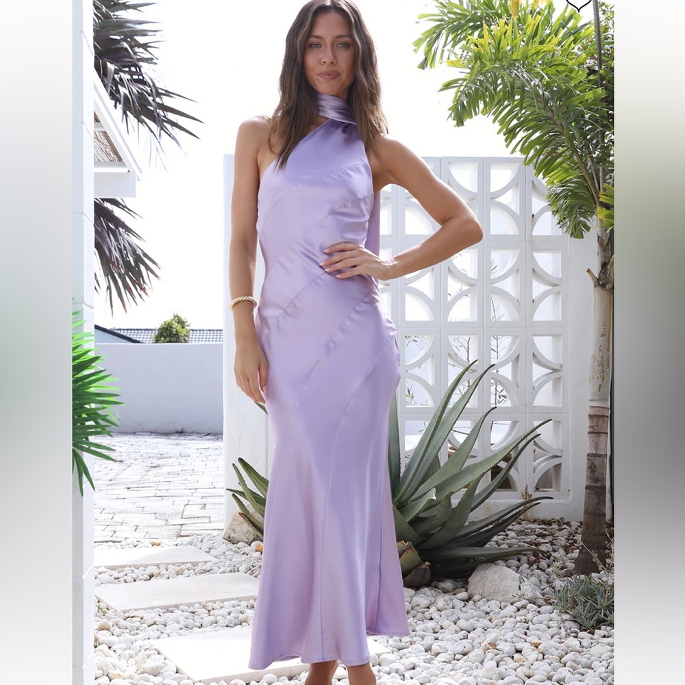 Make It Happen Purple Formal Maxi Dress